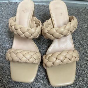 Braided Strap Heels